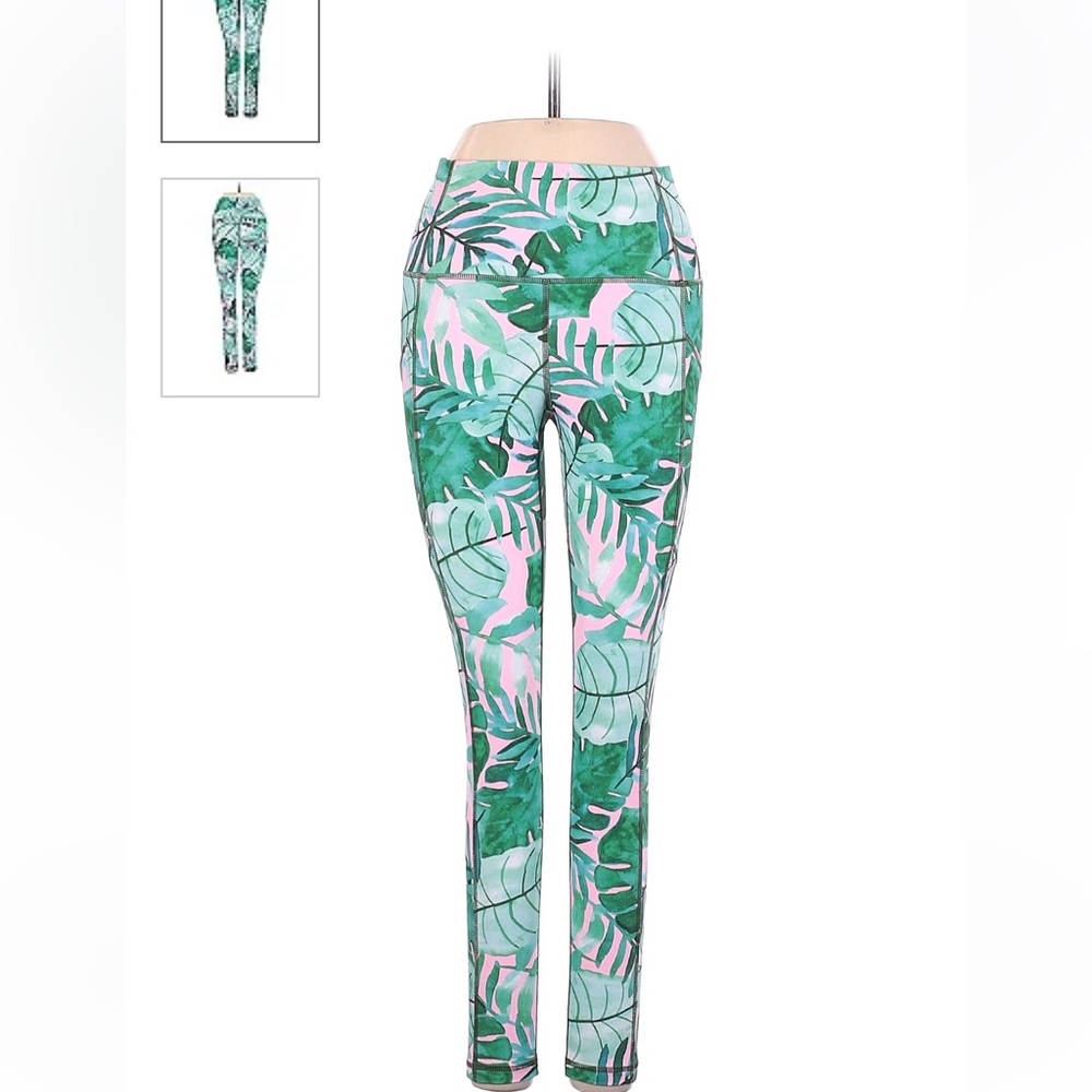 Maven Thread sport Legging Inspire floral monstera print